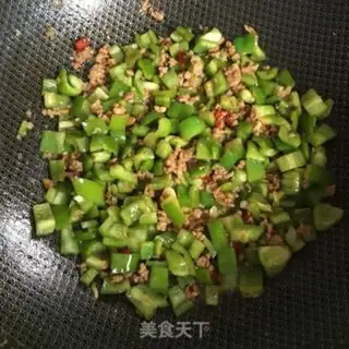 Make Meat and pepper step 5