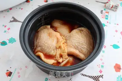 Make Burn chicken legs step 2