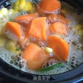 Make A pot of pottery steak corn soup step 10