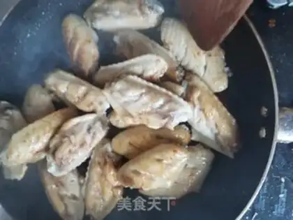 Make The red chicken wings step 7