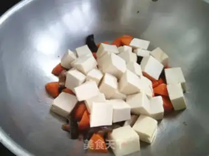 Make Tofu burn mushrooms step 8