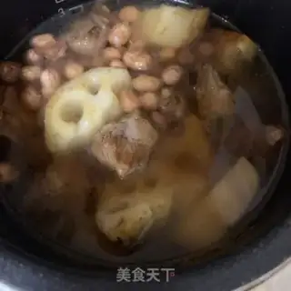 Make Lotus peanut stew ribs step 6