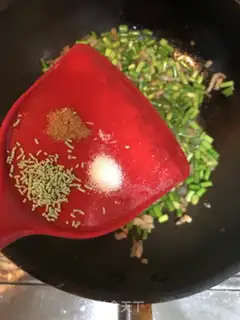 Make Garlic fried meat step 8
