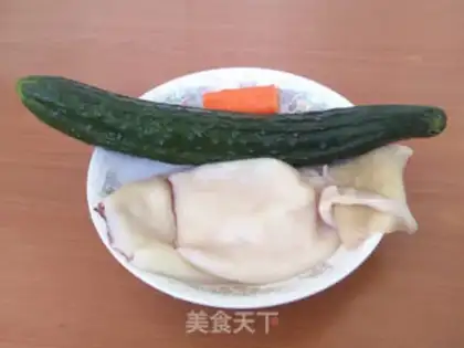 Make Squid with cucumber step 0