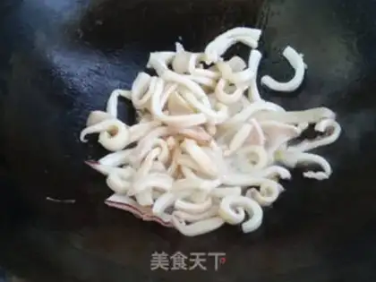 Make Squid with cucumber step 3