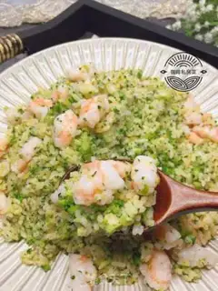 Make Shrimp orchid fried rice step 18