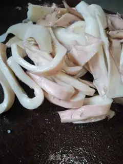 Make Burning squid step 1