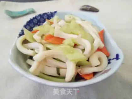Make Squid with cucumber step 8