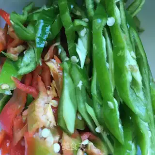 Make ♪ Scrambled with pepper ♪ step 5