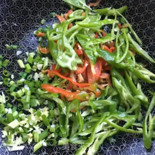 Make ♪ Scrambled with pepper ♪ step 8