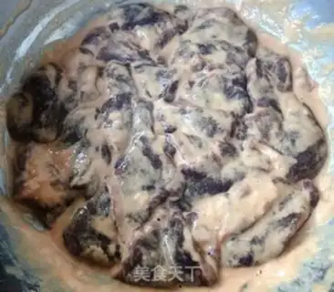 Make Celery fried liver step 2