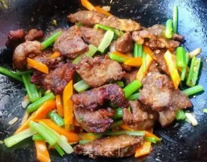 Make Celery fried liver step 10