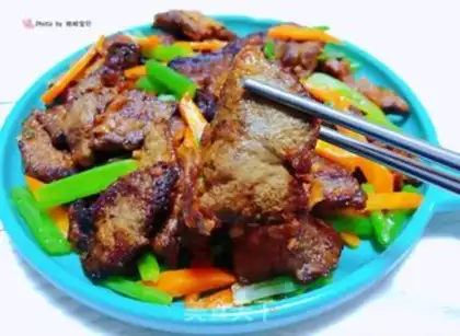 Make Celery fried liver step 13