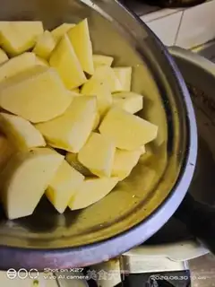 Make Holy fruit potato stew step 3