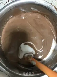 Make Chocolate blueberry cake step 17