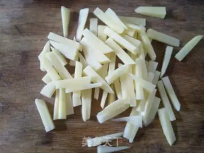 Make Pepper salt fries step 0