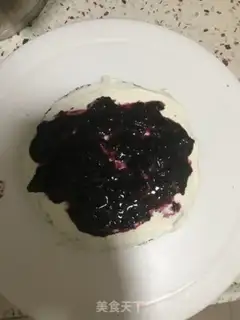 Make Chocolate blueberry cake step 22