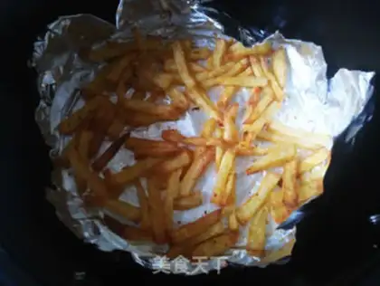 Make Pepper salt fries step 4