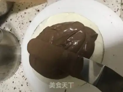 Make Chocolate blueberry cake step 26