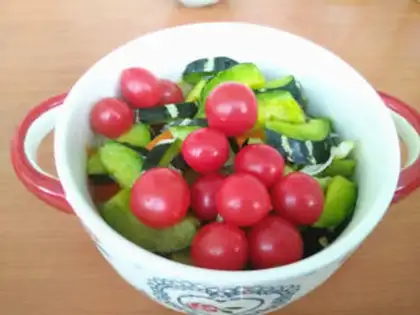 Make Vegetable honey salad step 10