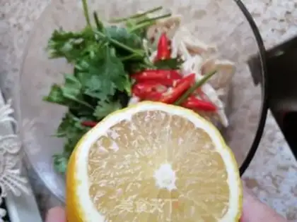 Make Lemonhand tore chicken step 3
