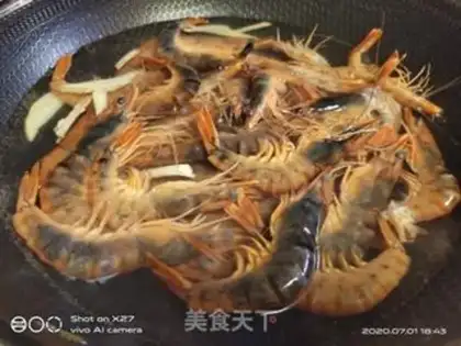 Make A boiled shrimp step 2