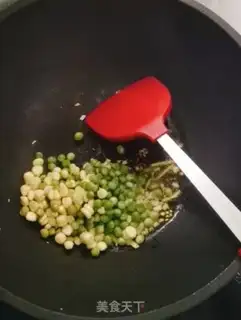 Make Corn green soy shrimp step 1