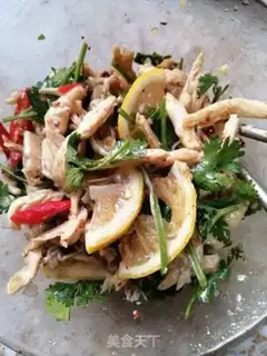 Make Lemonhand tore chicken step 6