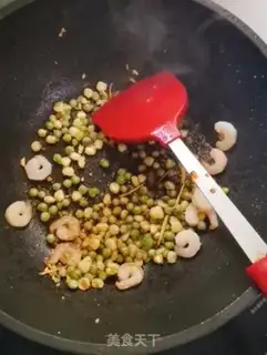 Make Corn green soy shrimp step 3