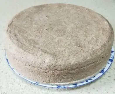 Make Black veggie cake step 17