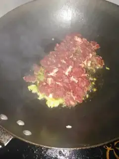 Make Mushroom beef sauce step 5