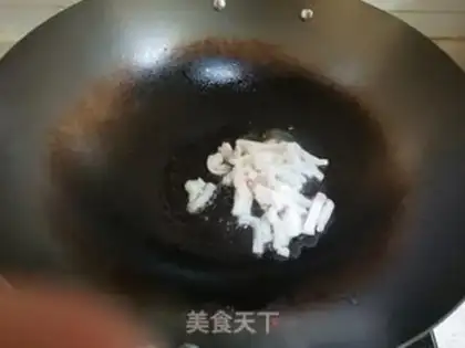 Make White pepper fried meat step 1