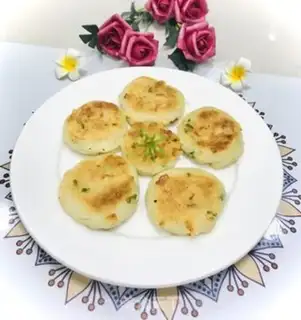 Make Onion pancakes step 8