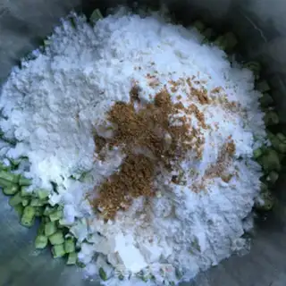 Make Puffed beans step 2