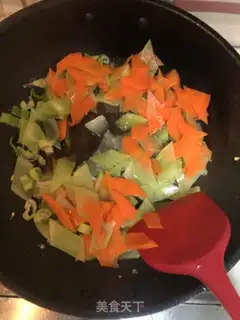 Make Carrot and eggs step 7