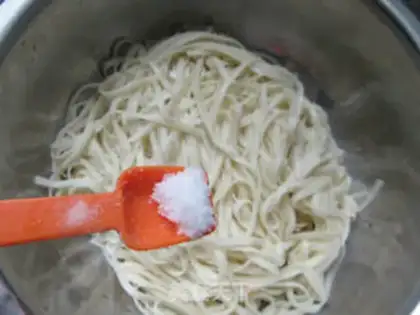 Make Frozen noodles step 3