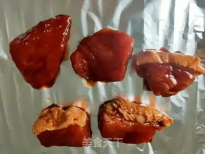 Make Honey sauce and roast meat step 11