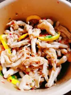Make Lemon pepper pepper pasta, boneless chicken claws step 10