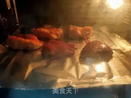 Make Honey sauce and roast meat step 12
