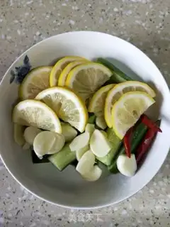 Make Lemon cucumber step 4