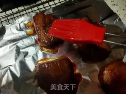 Make Honey sauce and roast meat step 14