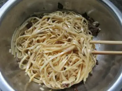 Make Frozen noodles step 7