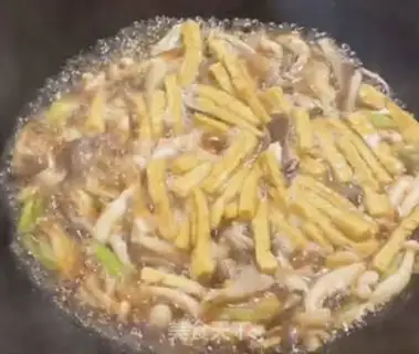 Make Mushroom tofu step 5