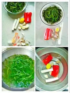 Make The sour seaweed step 0
