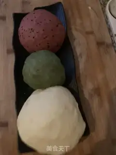 Make Little watermelon bread step 8