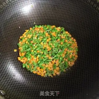 Make Carrot, beans, rice step 1