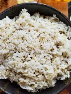 Make Chicken breast pumpkin rice step 1