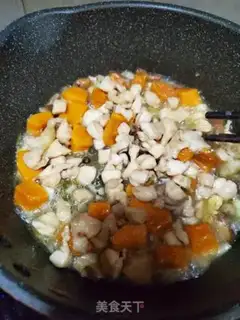 Make Chicken breast pumpkin rice step 6