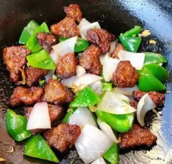 Make Pepper onions for pork step 9
