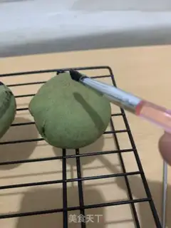 Make Little watermelon bread step 20